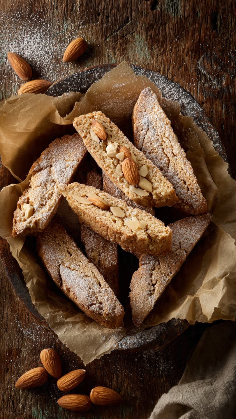 Organic Double Baked Almond Biscotti