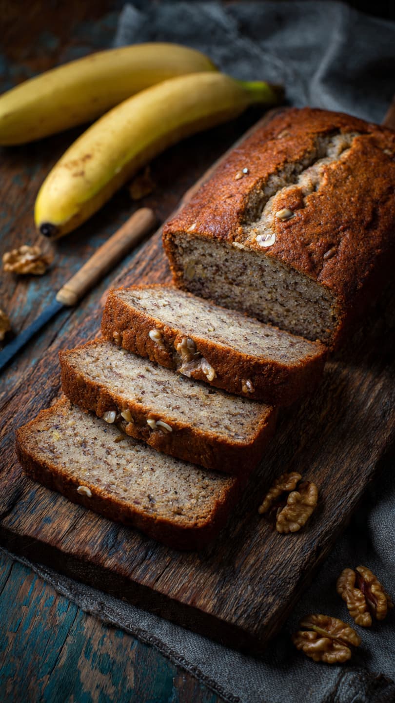 Organic Classic Banana Walnut Bread