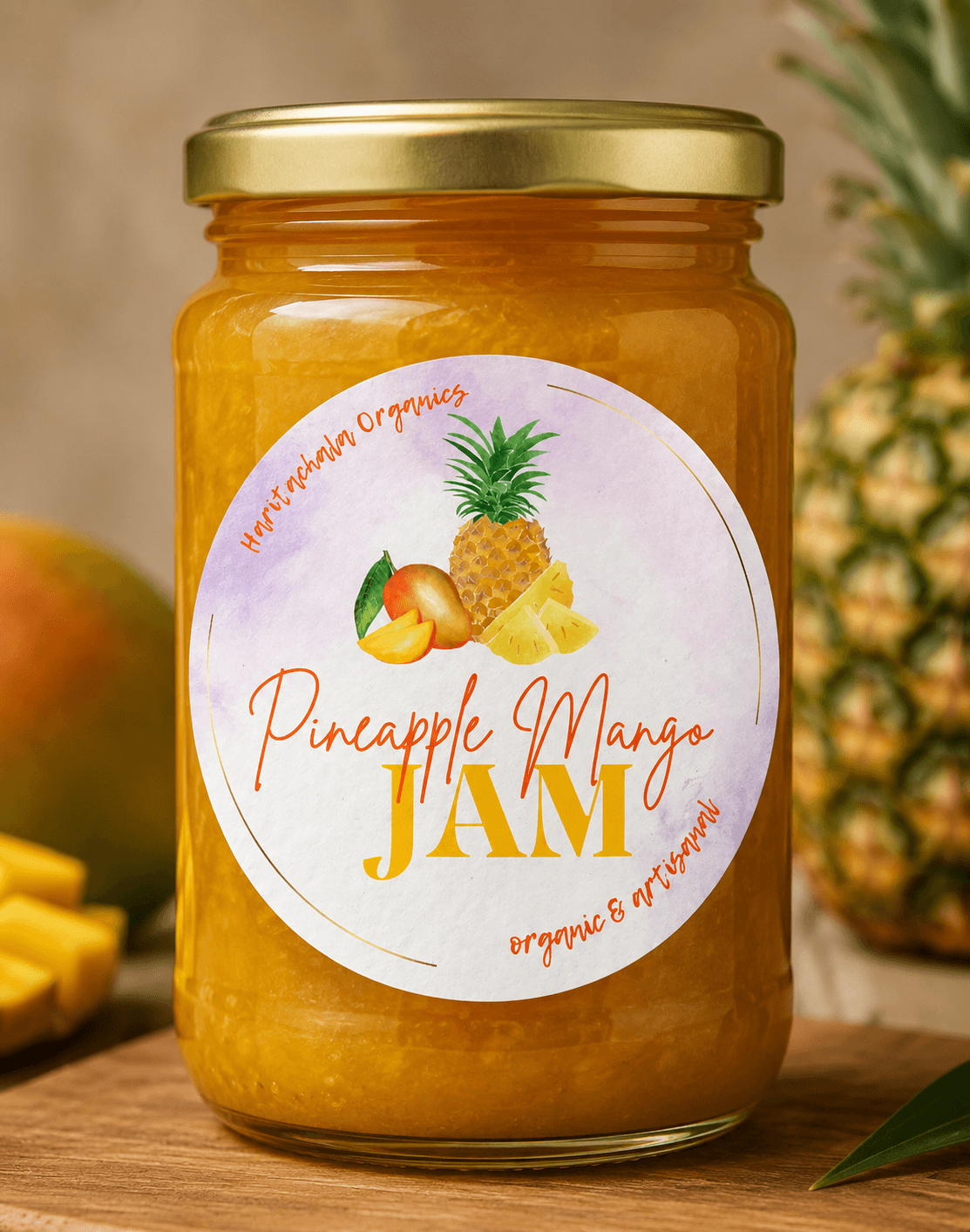 Organic and Artisinal Pineapple Mango Jam