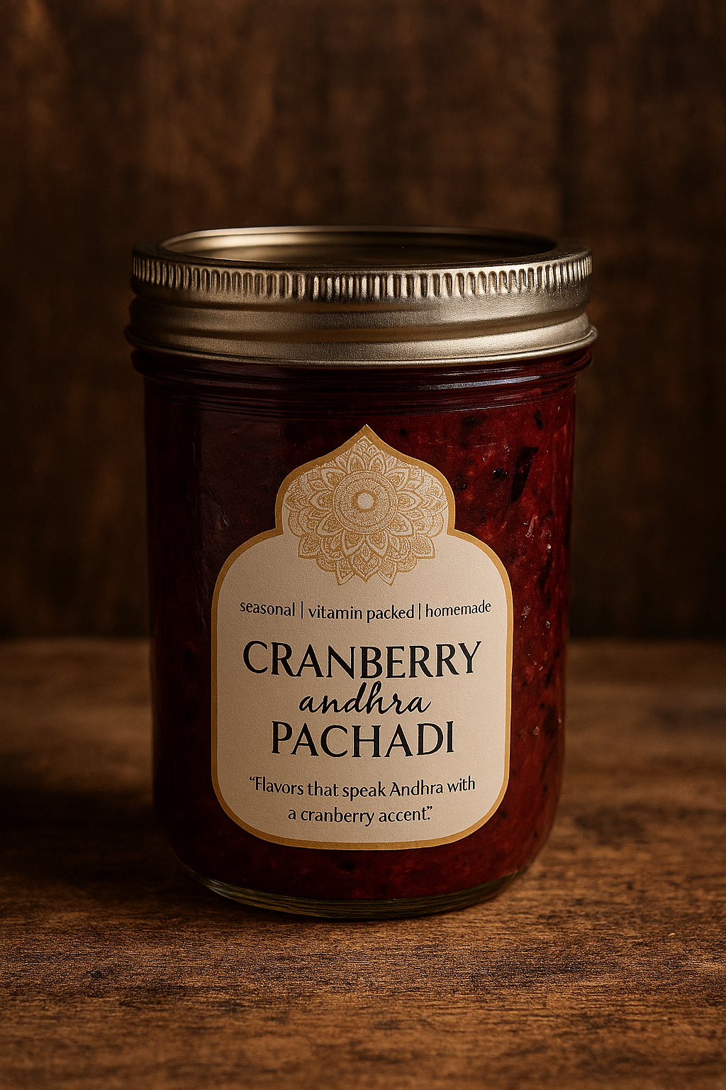Artisinal Cranberry Andhra Pachadi - Image 1