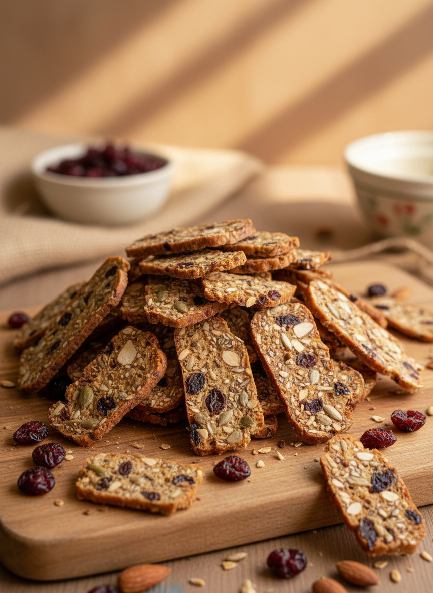 Organic Cranberry Seed Crisps - Image 1